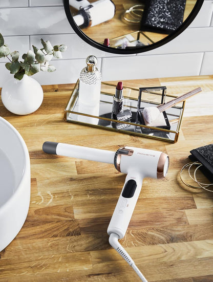 Rowenta CF4310 Air Care Ultimate Experience Curling Iron, Conical Iron, Fresh Flow Technology, 8 Temperature Levels