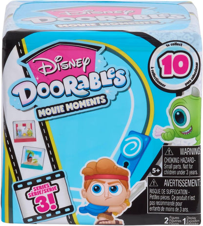 Disney Doorables Movie Moments Series 3 Figures, 2 Exclusive 1.5-inch Collectible Figurines, Kids Toys for Ages 5 Up by Just Play