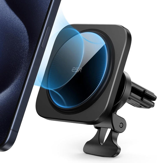 ESR for MagSafe Car Mount, Air Vent Magnetic Car Phone Holder, Magnetic Phone Car Mount for iPhone 16 15 Pro Max Plus 14 13 12 Mini, Galaxy S25 Ultra, MagSafe Car Accessories, Charging Not Supported