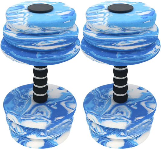 Dumbbell Set, Pool Weights Water, 10.63in Exercise Floating Lightweight, Foam Eva Equipment, Waterproof Design for Fitness Gear, Swimming, Pool Workout, Resistance Exercise