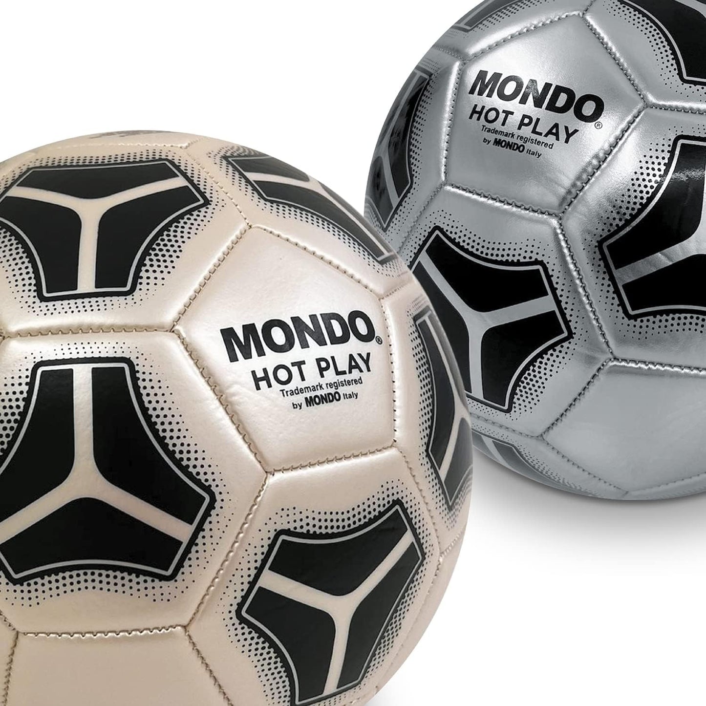 MONDO Toys 13453 Hot Play Sewn Football - Official Product 5-400g-2 Assorted-13453, Assorted Colours, Size 5,