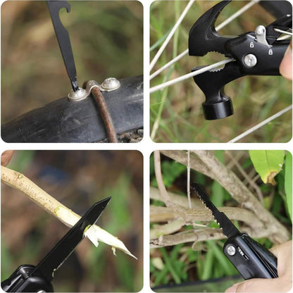 Gifts for Men,12-in-1 Hammer Multitool, Stocking Stuffers for Men,Christmas Stocking Stuffers for Adults Dad Husband Boyfriend, Camping Essentials Mens Gift for Him, Birthday Gift Idea,Mini Multi Tool