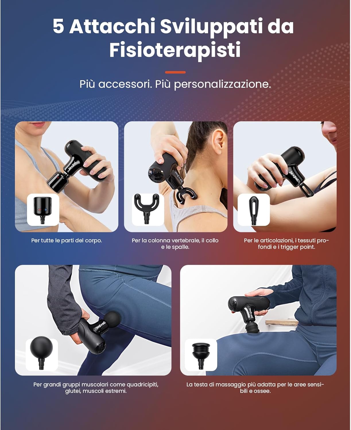 Mini Massage Gun with Heat and Cold, Bob and Brad Q2 Pro Pocket Gun for Deep Tissue Massage, Ultra Quiet Portable Percussion for Pain Relief and Recovery