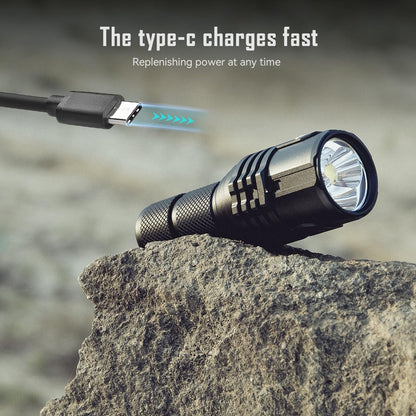 IMALENT MS03 EDC Torch 13000 Lumens LED Torch Rechargeable, 3 Pcs CREE XHP70 2nd LED, 7 Modes, IPX8 Waterproof, Super Bright Small Flashlight for Camping, Inspection, Dog Walking