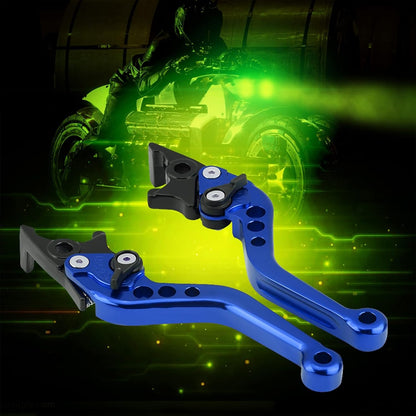 Premium CNC in Alluminio in Lega di Motocicletta per Motociclette di Modifica della Leva del Freno a Disco con Prestazioni Stabili Gy6 Xmax 400 per lo Spostamento Sotto (rosso) (BLUE)