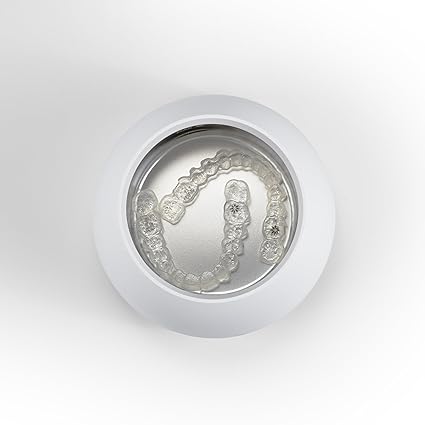 Invisalign Ultrasonic Cleaner | Powered by Zima Dental | Aligner and Retainer Cleaner | Arctic White