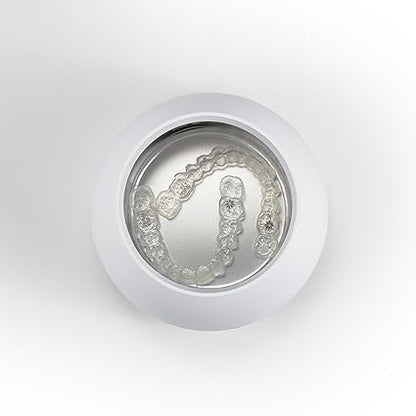 Invisalign Ultrasonic Cleaner | Powered by Zima Dental | Aligner and Retainer Cleaner | Arctic White