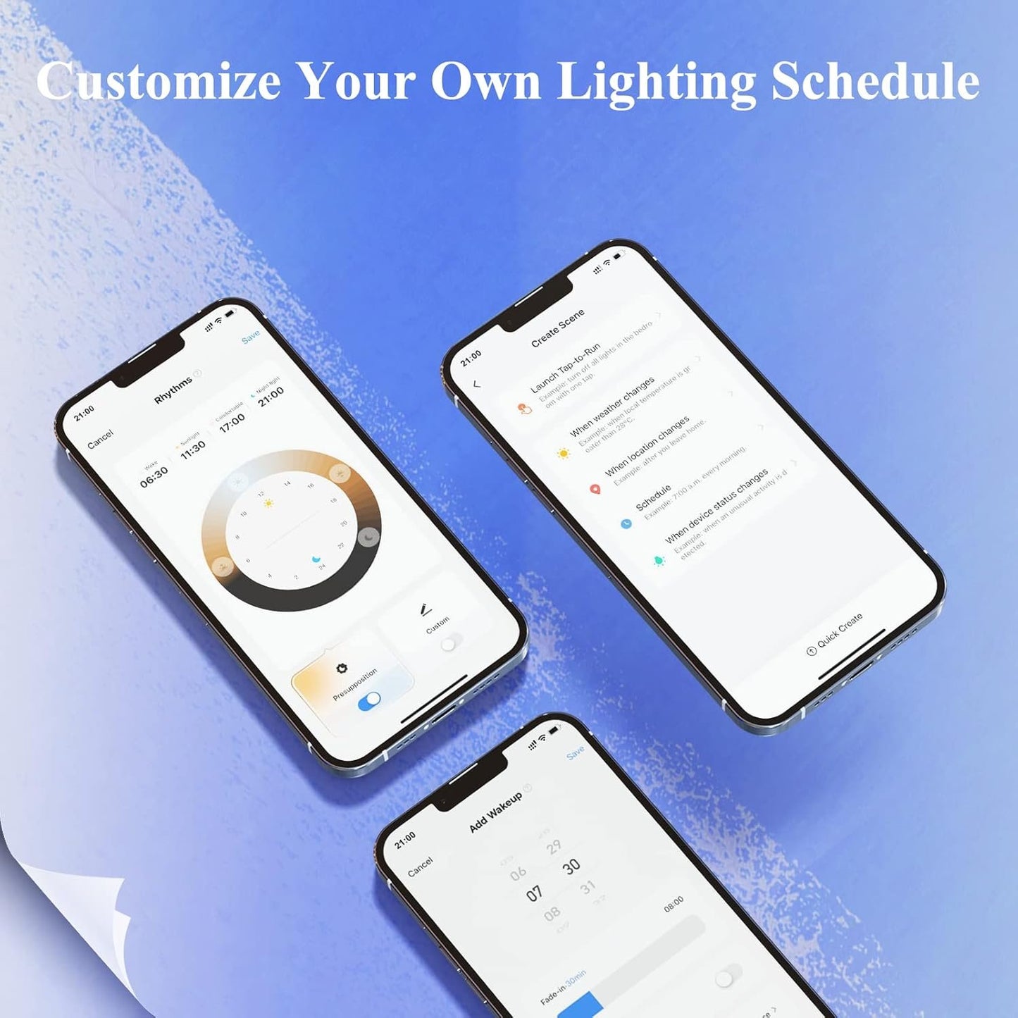 DiCUNO Smart Bulbs, E27 LED Edison Bulbs ST64, Dimmable WiFi Light, Compatible with Alexa or Google Assistant, 5W (50W Equivalent), 450LM, 100-240V, 2700K-6500K, No Hub Required