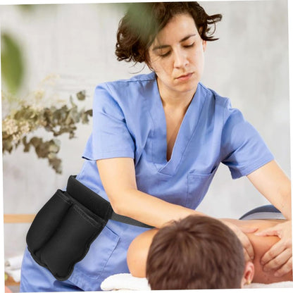 Outanaya Portable Massage Oil Holder Case with Adjustable Belt Ergonomic Design for Easy Carrying of Lotion