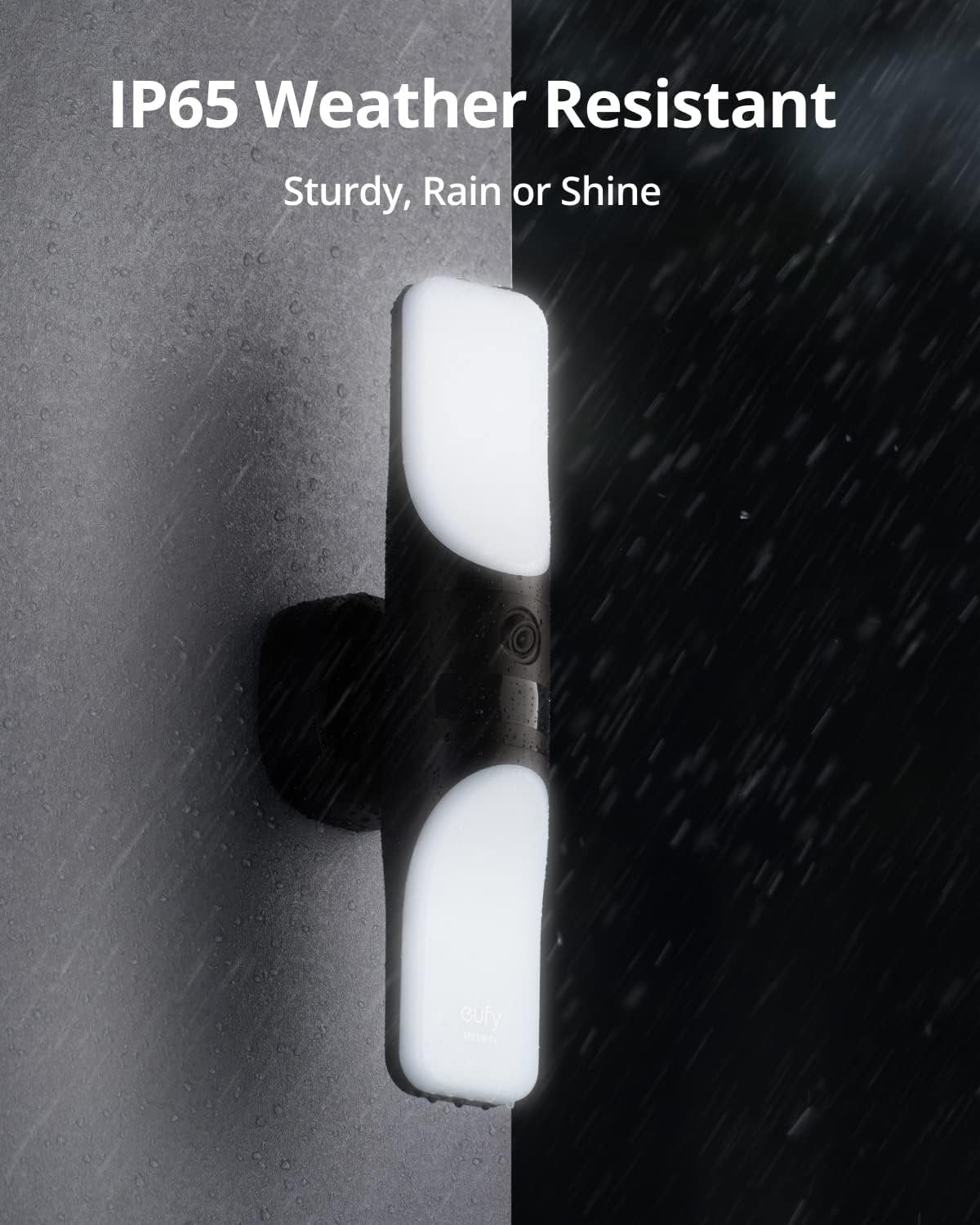 eufy Security S100 Wired Wall Light Cam, Security Camera Outdoor, 2K Camera with 1200 Lumen Light, Color Night Vision, Motion Activated Light, AI Smart Detection, IP65 Waterproof