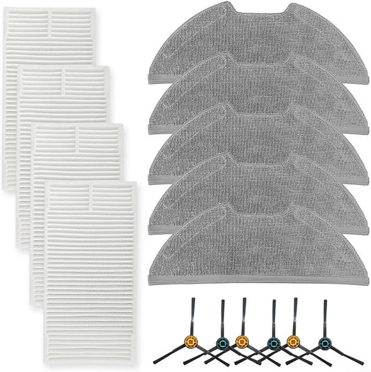 Per Eureka E20 Plus Essential Cleaning Accessories Pack include filtri affidabili, panni morbidi e spazzole laterali funzionali (B)
