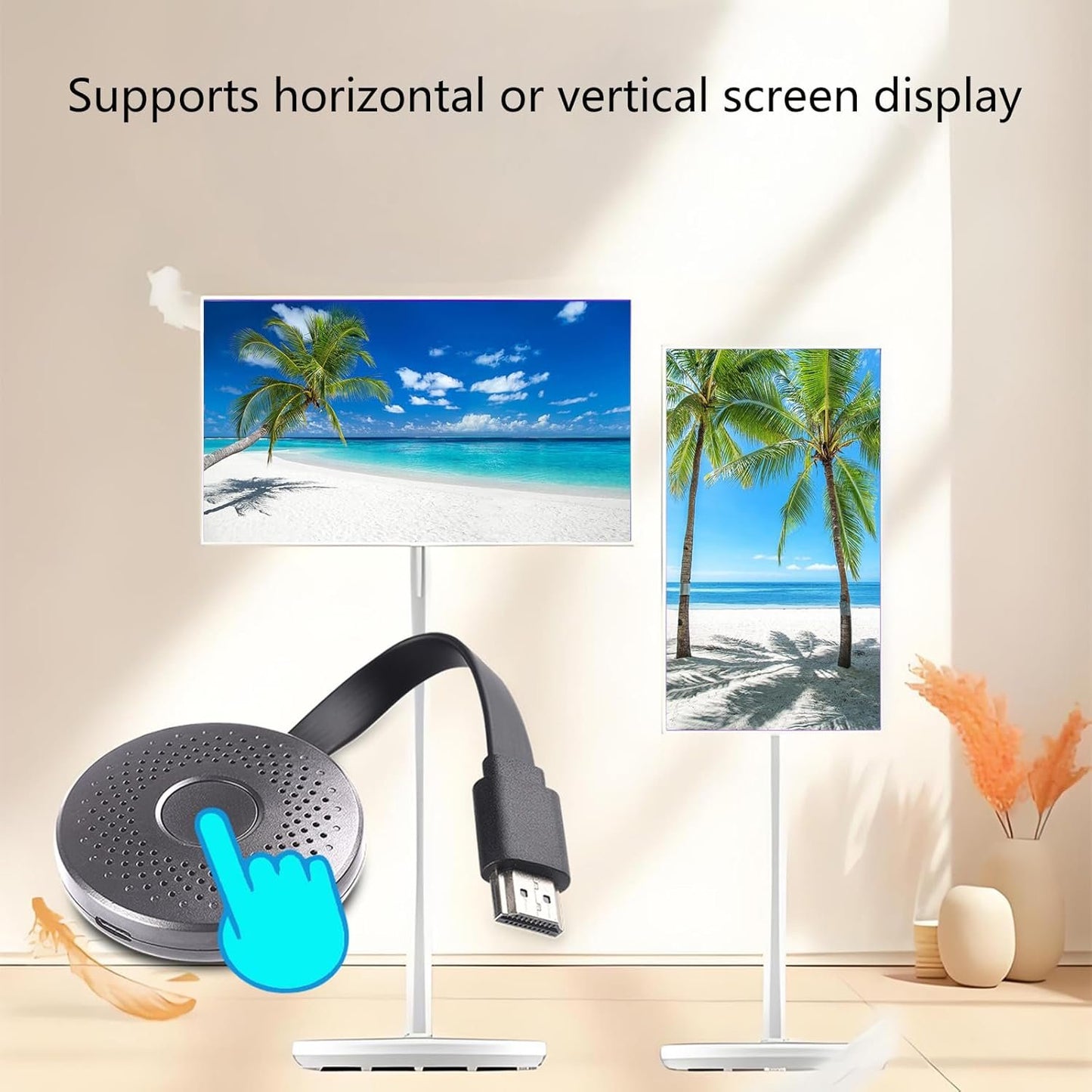 A30 1080P Screen Mirroring Device for Home Entertainment and Office Use