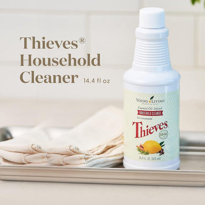 Thieves Household Cleaner 14.4 fl.oz. by Young Living Essential Oils - TWO (2) PACK
