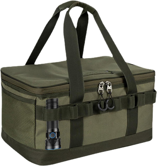 Camping Organizer Bag | 20L Utility Tote Bag with Handle | Camping Tote for Storage, Camping and Travel, Trunk Bag for Moving, College Dorm, Outdoor Bag Lvtfco