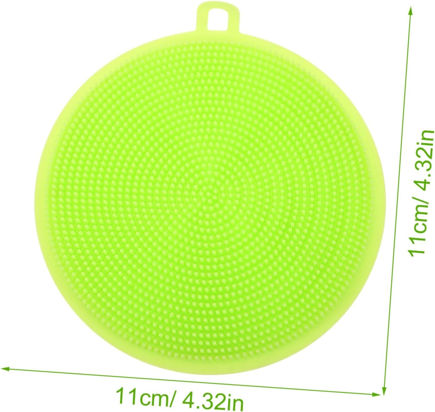 SOIMISS Silicone Kitchen Cleaning Brush Multi Function Non Stick Pot Scrubber for Easy Dishwashing for