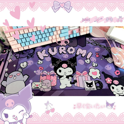 Kawaii Desk Pad XLarge Size, Anime Mouse Pad, Desk Accessories Gaming Mousepad, Room Decor for Girls