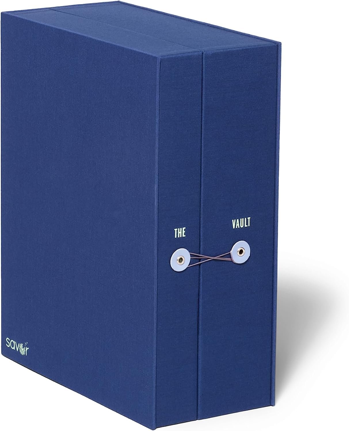 All-in-One Desk Organizer-Office Supplies Organizer-Desk Caddy-Important Document Storage-for Cabinet, Countertop, Desk, Workspace - Holds Passport, Keepsakes, Gift Cards, Tax Receipts, School Forms Something Blue