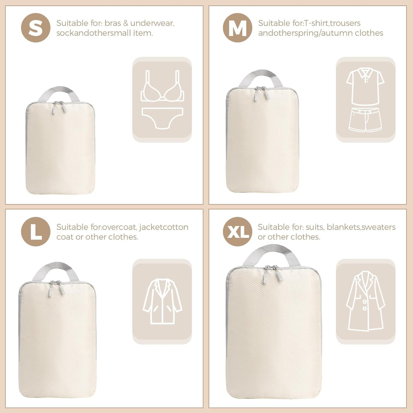 Space Saving Travel Organizer for Suitcases