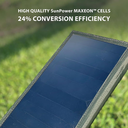 ELECOM NESTOUT Portable Solar Panel, Dual USB-A Ports, 14W Power Generation Charger for Phone Camping, Durable Water-Resistant Ripstop Nylon, Foldable Lightweight, Adjustable Stands (2-Panel)