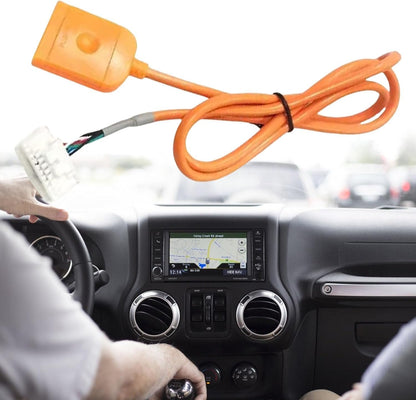 Upgraded Large Screen Car Navigation Cable with Card Slots Smooth Online Streaming for Fast Internet Access