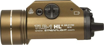 Streamlight High Lumen Rail Mounted Tactical Light, Flat Dark Earth Brown, Light Only - 69267