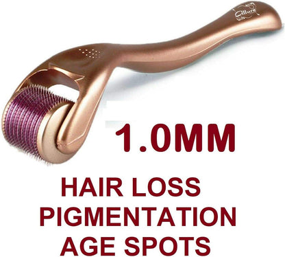 Allure Derma Roller 1.0mm 540 Titanium Needles Advance Anti Aging Skin Care Treatment