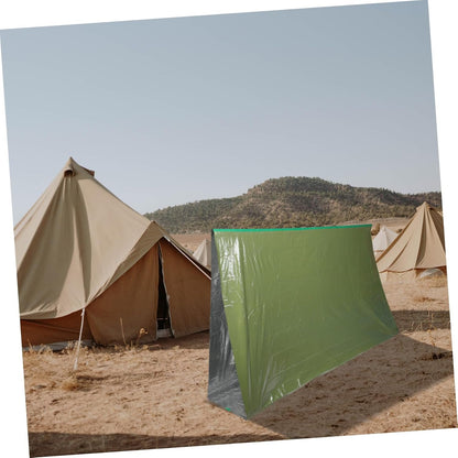 EXAOMBLE Lightweight Emergency Survival Tent Compact Thermal Blanket for Camping and Hiking Windproof Outdoor Shelter for Expeditions and Emergency Situations
