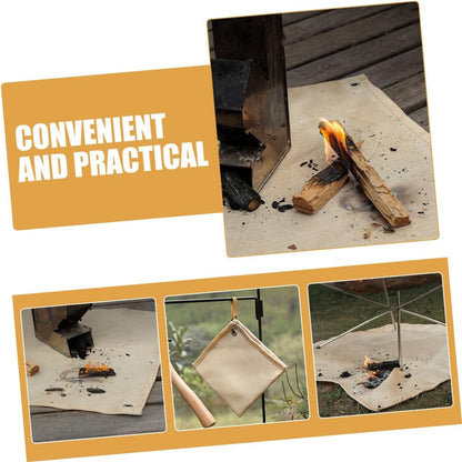 jojofuny Fire Mat Home Emergency Thermal Blankets Plush Tarp Waterproof Sofa Comforter Fire Safety Blanket Prepared Fire Blanket Couch Throw Blanket Electric Blanket Tent Fiberglass Cloth