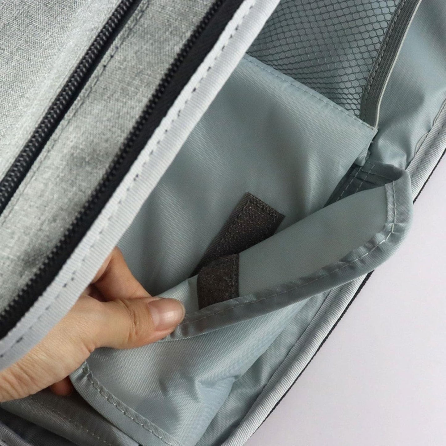 GIMOCOOL CPAP Travel Bag - Thickened Travel Fan Bag | CPAP Car Protective Case, Multiple Compartments Bag for Home CPAP Accessories
