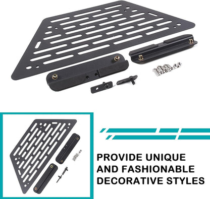 Hudiriy Trunk Molle Panels Compatible with Mazda MX-5 NC RF Miata 2016-2023 Car Trunk Lid Storage Mounted,1pc Tailgate Tool Aluminum Alloy Organizer (Style A)