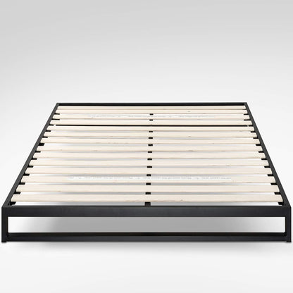 Zinus Trisha Queen Bed Frame Base 18cm Steel - Heavy Duty Metal Frame - Black