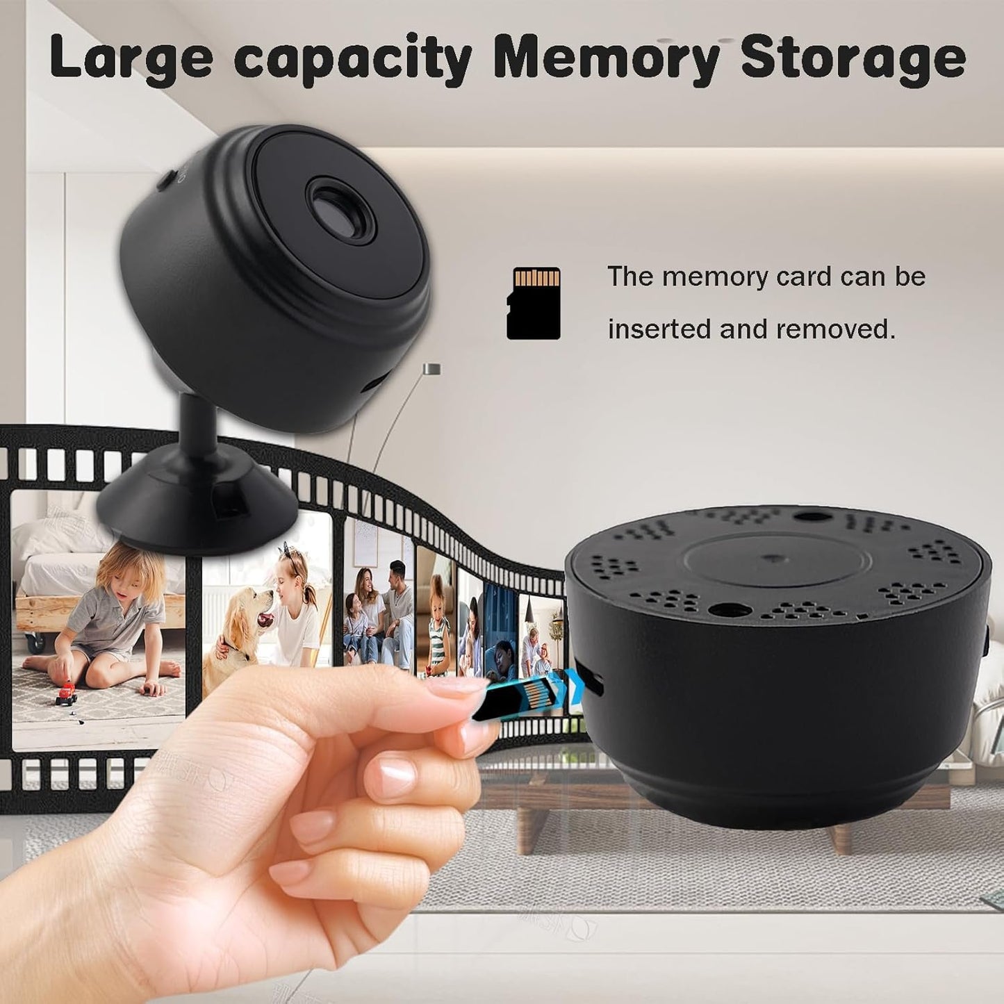 Hidden Cameras -WiFi Wireless -Nanny Cam -1080P HD Security Camera-Best Mini -Car Cameras for Surveillance-Surveillance Camera with Motion Detection and Night Vision,App Control 3PCS 2024
