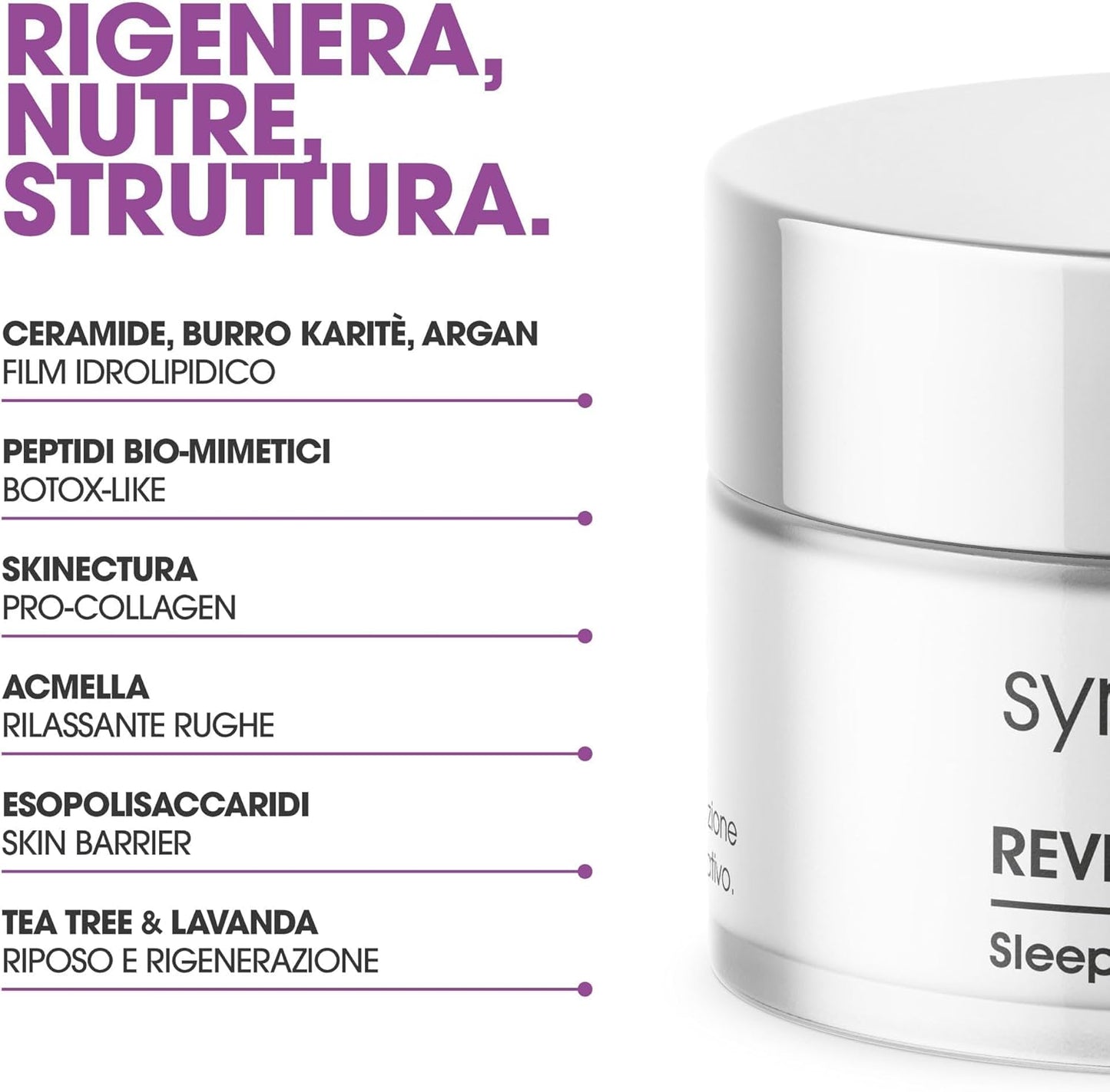 Revelation® Anti-Wrinkle Night Face Cream [Clinically Tested] Anti-Wrinkle Eye Cream with Ceramides, Peptides, Shea Butter, Tea Tree, Lavender - Wake Up Face Cream - 50