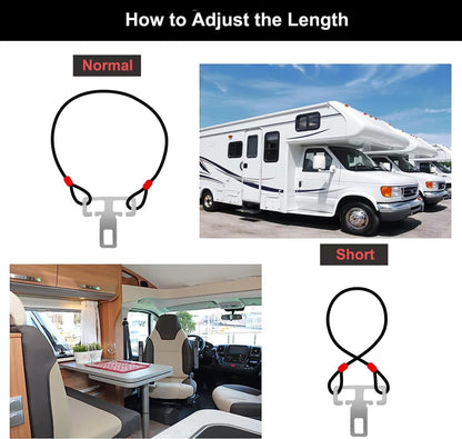 2 Piece Anti-Theft Motorhome Accessories Campervan Anti-Theft Protection Anti-Burglar Protection Door Lock Burglar Protection Caravan Accessories Camping Caravan Accessories (60cm)