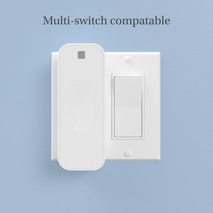 ClicSmart Rocker Smart Home Lighting Automation Starter Kit for Rocker Style Wall Switches Includes One WiFi Outlet Smart Plug and One Magnetic Bluetooth Rocker Switch Controller Free ClicSmart App