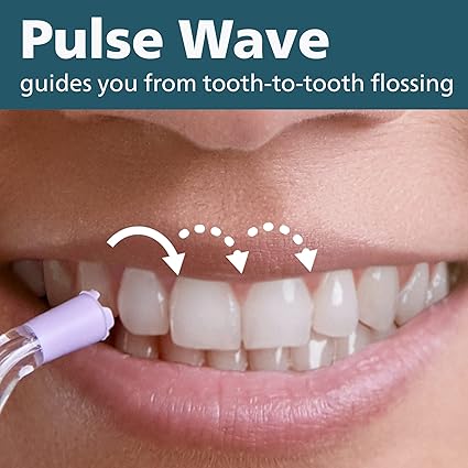Philips Sonicare Cordless Power Flosser 3000, Water Flosser with Innovative Quad Stream Technology, Oral Irrigator with 2 Flossing Modes and 3 Intensity Levels, Ergonomic Design, Mint, HX3826/24