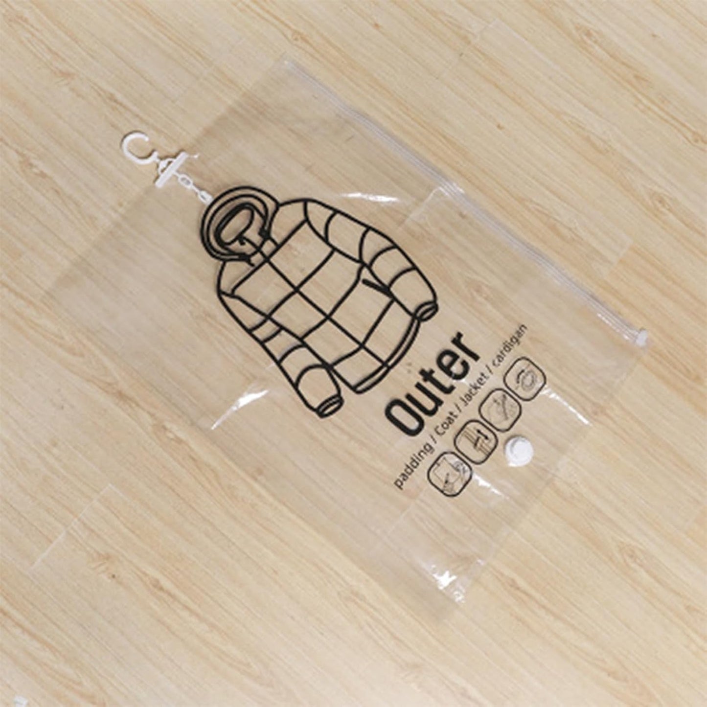 Vaccine Sealed Storage Bags, Dust-Proof Vacuum Bags for Clothes, Airtight Reusable Space Saving Garment Packing for Travel, Closet, Wardrobe, Luggage, Suitcase, Home Organization