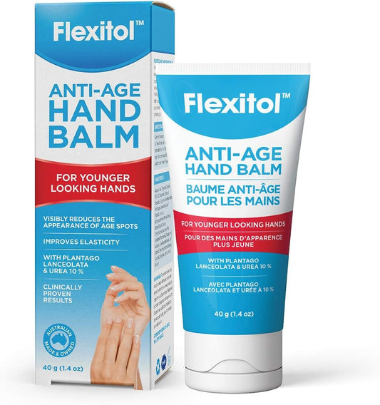 Flexitol Anti-Age Hand Balm with Plantago Lanceolata - Anti-Aging Hand Cream, Best Hand Lotion for Age Spots & Wrinkles (40g)
