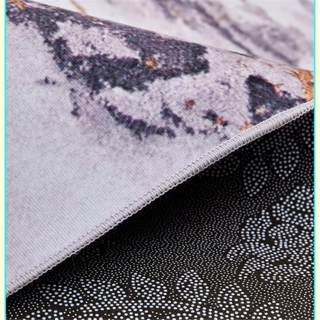 SUNYRDSM Tappeto Palestrina Bambini Tappeto Per Bimbi Linee di design geometrico grigio verde in stile moderno, accessori decorativi per camera da letto rettangolari, resistenti all'umidità 120X160CM