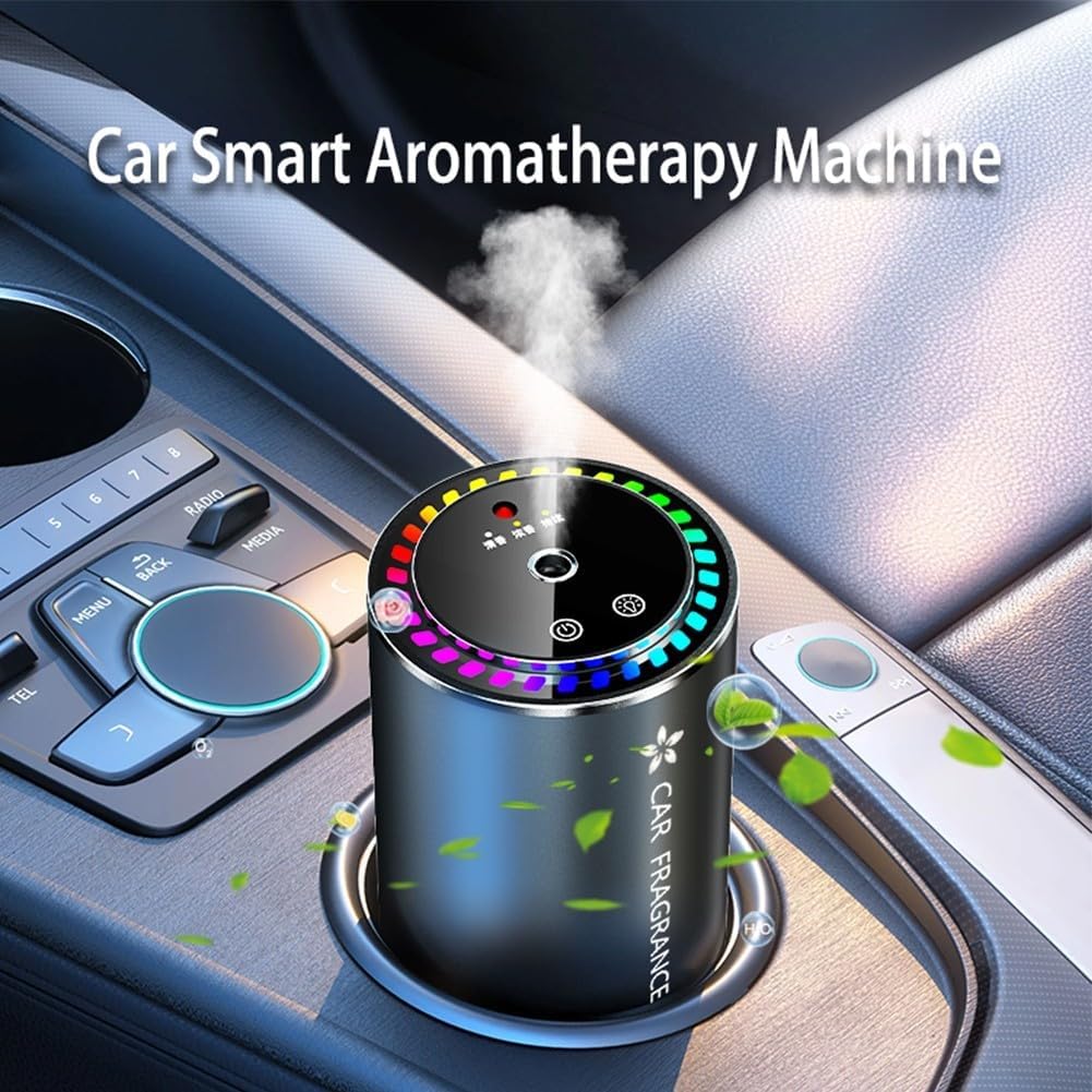 Star Air Humidifier Car Air Freshener Aroma Diffuser with 3 Levels Adjustable Mode, Rechargeable 500MAh Battery, Auto On/Off Function(B)