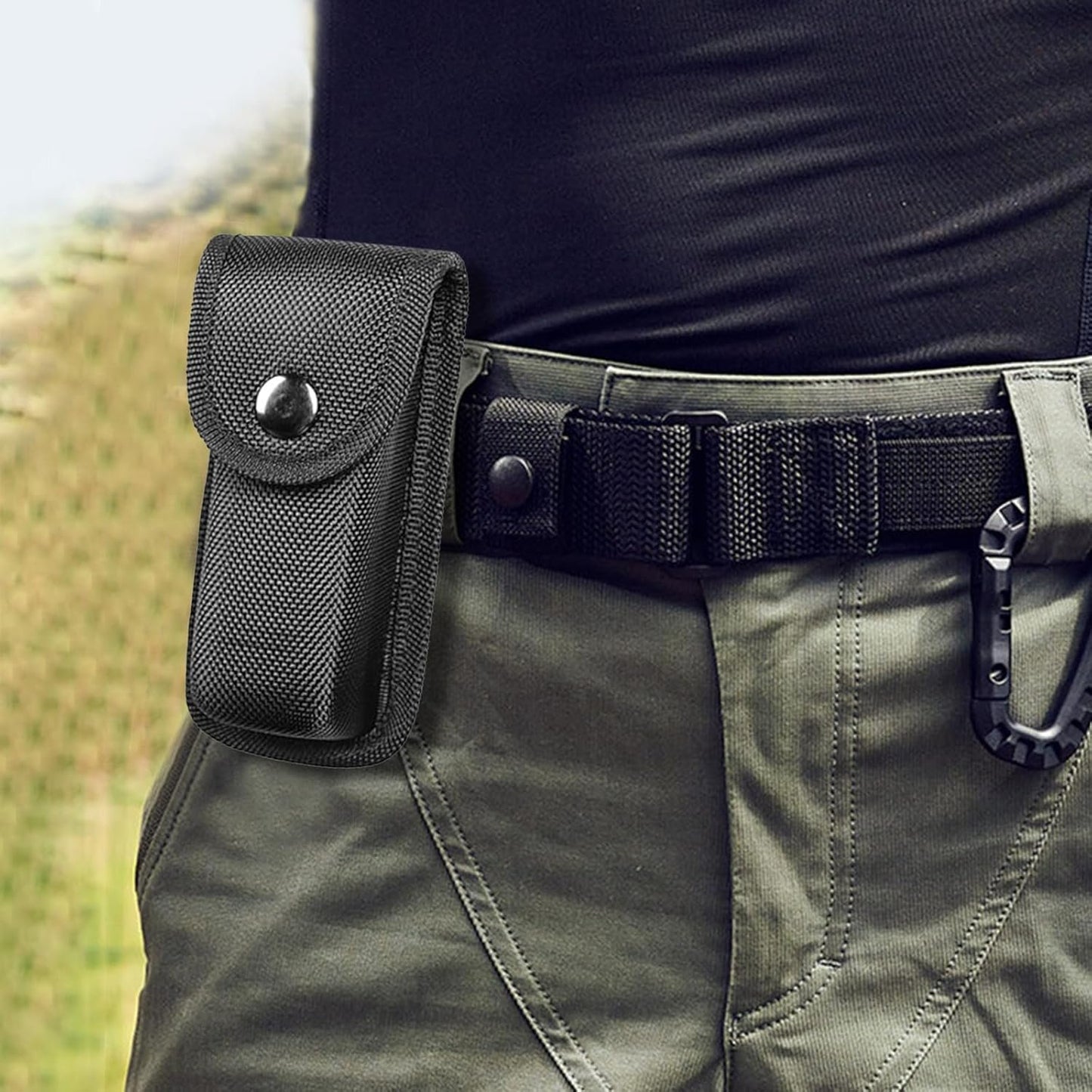 GPOOLCC Pocket Multitool with Safety Locking Handy, Gifts for Men, 12 in 1 Multi Tool with Pliers Knife Bottle Opener Screwdriver Saw, Perfect for Outdoor, Survival, Camping, Hiking, Simple Repair