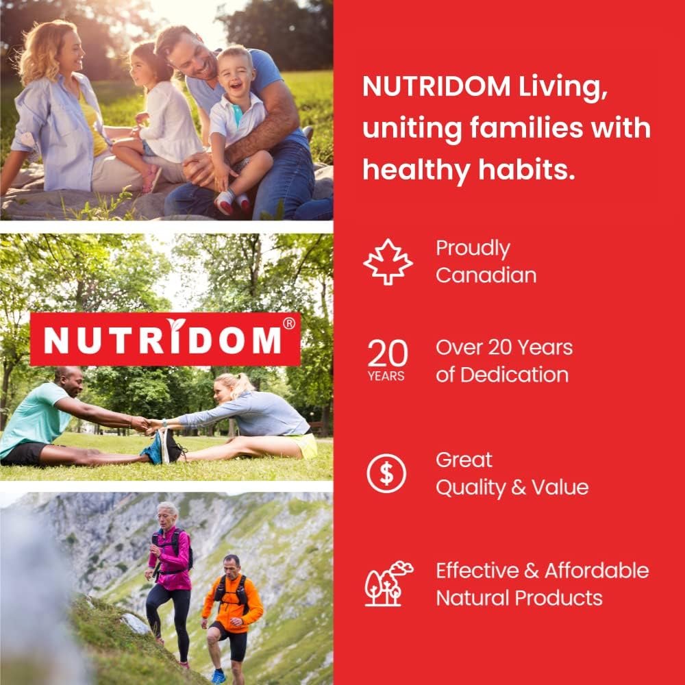 Nutridom Multi Antioxidant Formula – Broad Spectrum Antioxidant Supplement – Contains Coenzyme Q10, NAC, Alpha Lipoic Acid, Beta-Carotene, Vitamin B12, Vitamin B6, Vitamin E, Folate & Selenium - Non-GMO, Gluten Free, Vegetarian Capsules (60 Count)