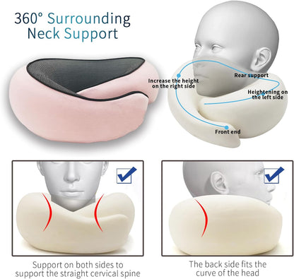 Flyhugz Travel Pillow, Flyhugz Neck Pillow, Wander Plus Travel Pillow, Flyhugs Neck Travel Pillow, Memory Foam Travel Pillow (Dark Gray)