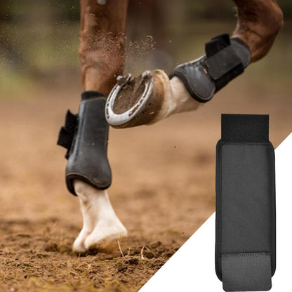 Horse Hoof Boots, Sturdy Leg Guard Footwear, Shock-Absorbing Protective Gear for Equestrian Training, Riding, Travel, Dressage, Show Jumping, Outdoor Performance