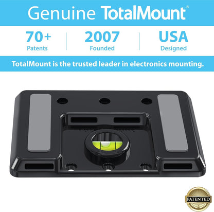 TotalMount Universal Mount for Electronics – Adjustable and Secure Wall Mount for Your Cable Box, Router, Modem, Wi-Fi Devices, DVR, and More