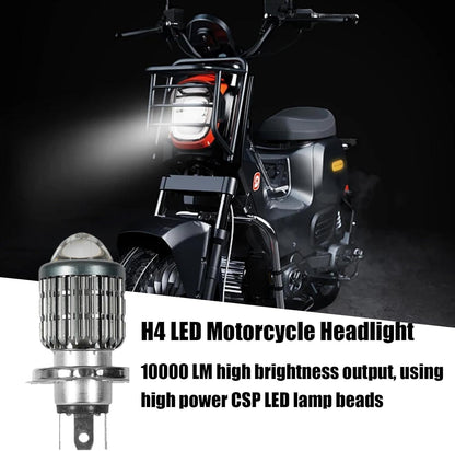 Générique LED Headlight Motorcycle, High Brightness LED Driving Lights, Resistant Design, Efficient & Long Lasting, Waterproof, GuideBulb Replacement Parts, Accessories, 1-Pack