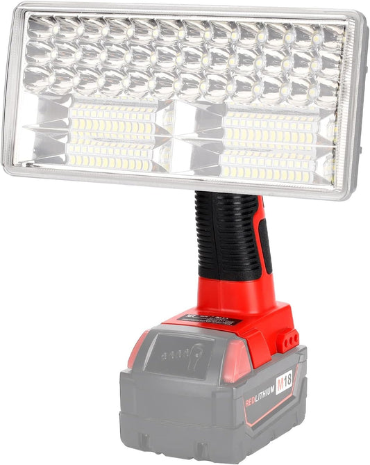Taingwei 40W 4200LM LED Cordless Lamp Compatible with Milwaukee M18 Lithium Battery,18v Work Light for Camping, Car Repairing, Emergency and Job Site Lighting