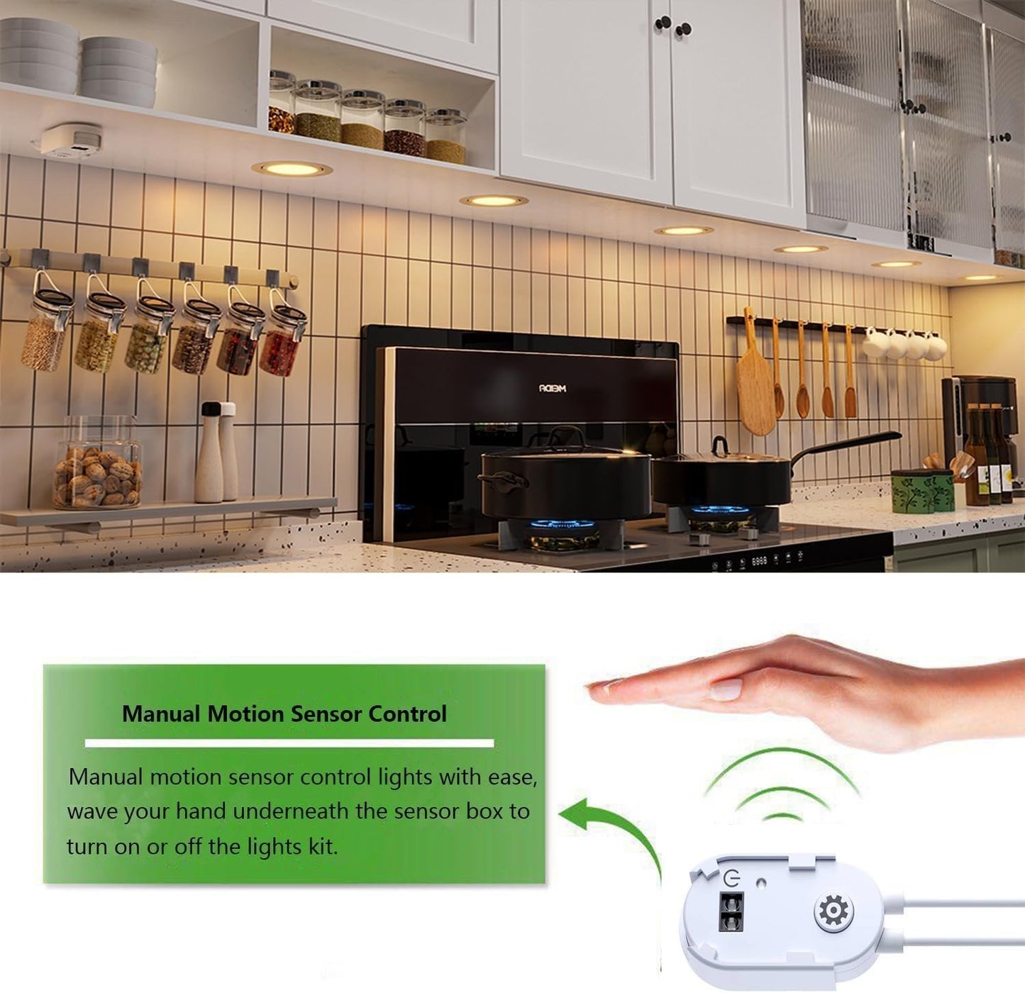 Smart Puck Lights 2700k-6500k Dimmable Under Cabinet Lighting Round Works with Alexa,Google Home,APP & Remote,12V,2W/pc,Recessed Kitchen Lamp Plug In for Counter,Display Shelf,2.5In Cutout,6pcs,Sliver