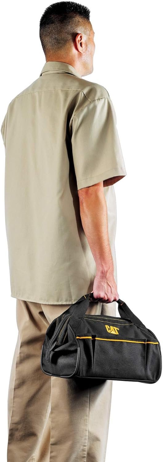 Caterpillar - 16" Pro Wide Mouth Tool Bag, Workspace Organization, Bags & Pack, (980192N)