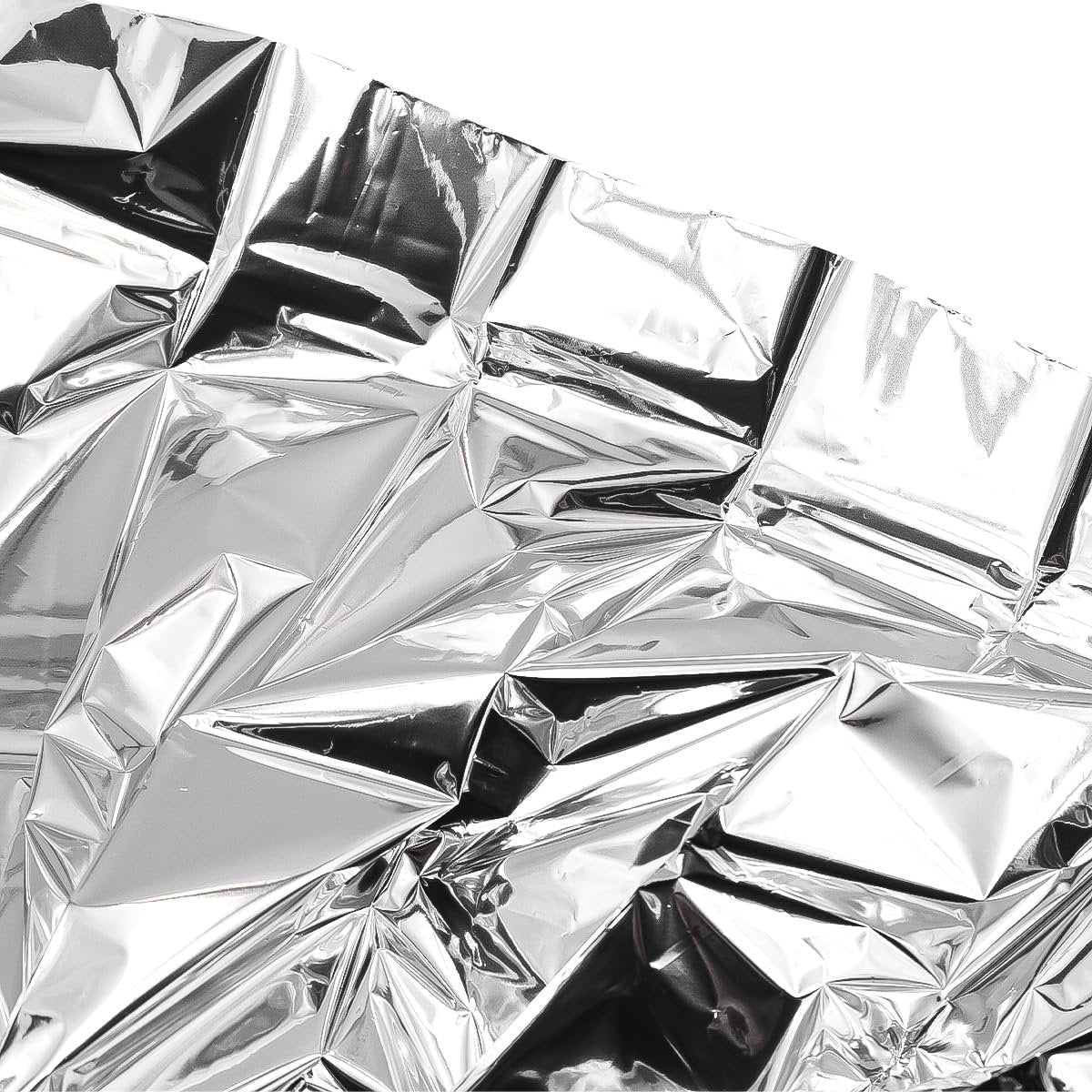 4 Pack NUZAMAS 130x210cm Emergency Blanket Survival Blanket Silver Color Palette Keep Warm Moisture Proof for Plant Growth First Aid Marathon Camping Outdoor Survival